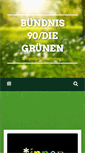 Mobile Screenshot of gruene-ts.de