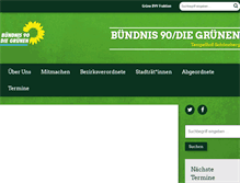 Tablet Screenshot of gruene-ts.de